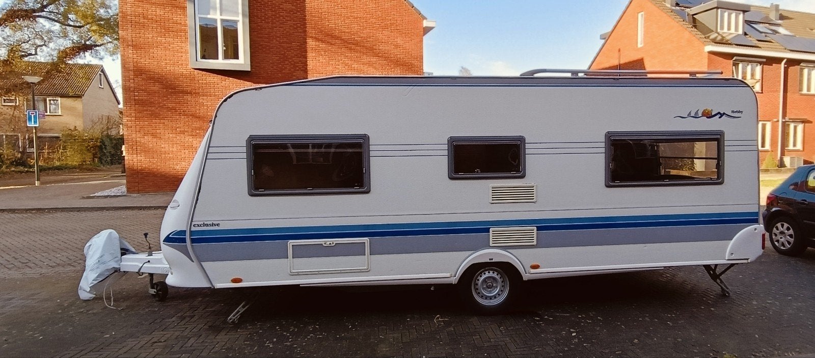 Te koop HOBBY 560 UFE, Exclusieve (2005), Caravans en Kamperen, Ophalen, Gebruikt