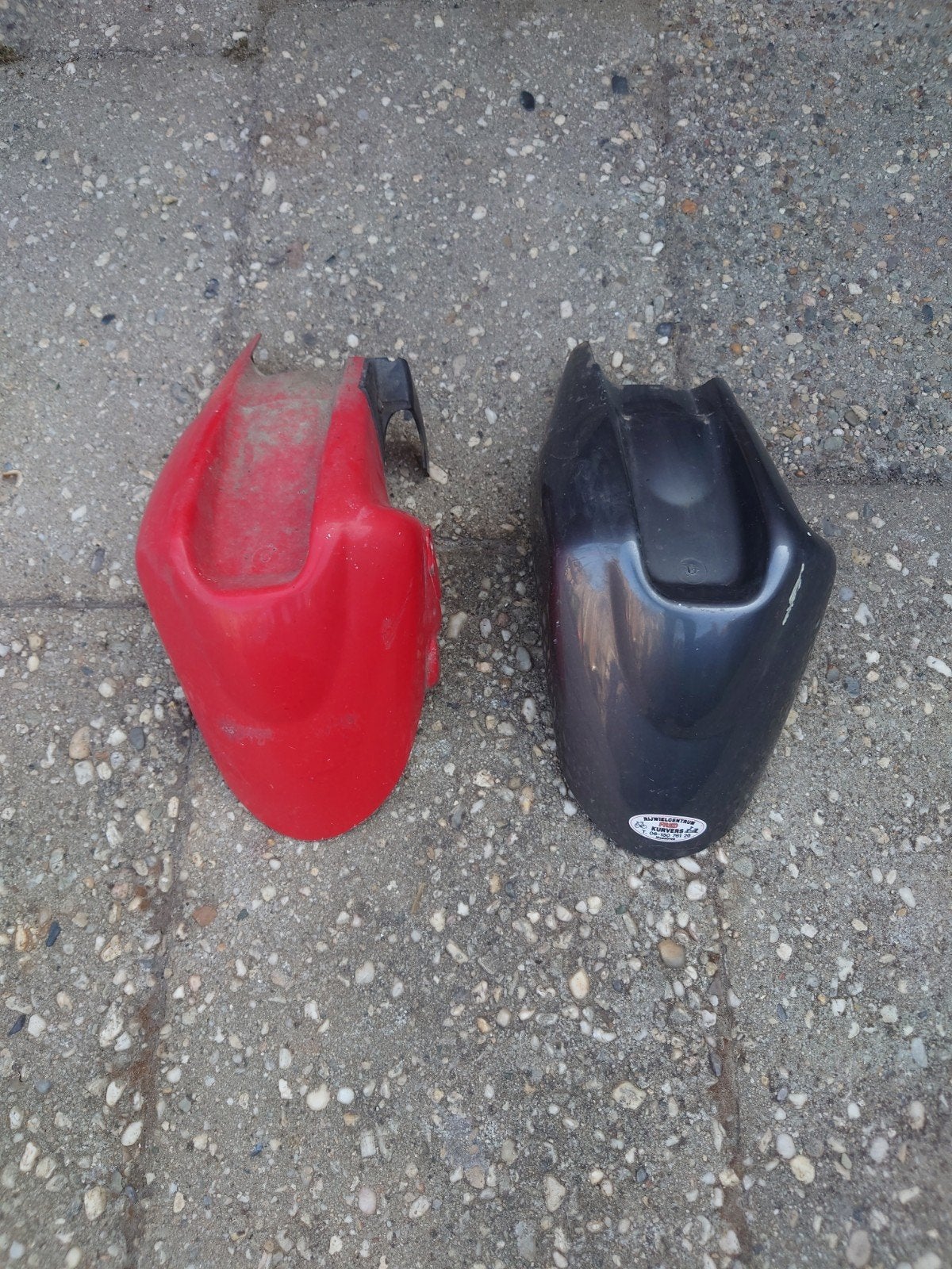 Spatbord speedfight 2 (rood en donker grijs), Ophalen of Verzenden, Gebruikt, Kap, Peugeot