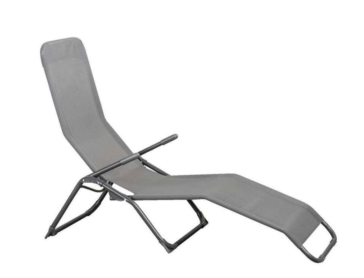 2 ligstoelen Parma, Tuin en Terras, Ophalen, Zo goed als nieuw, Aluminium