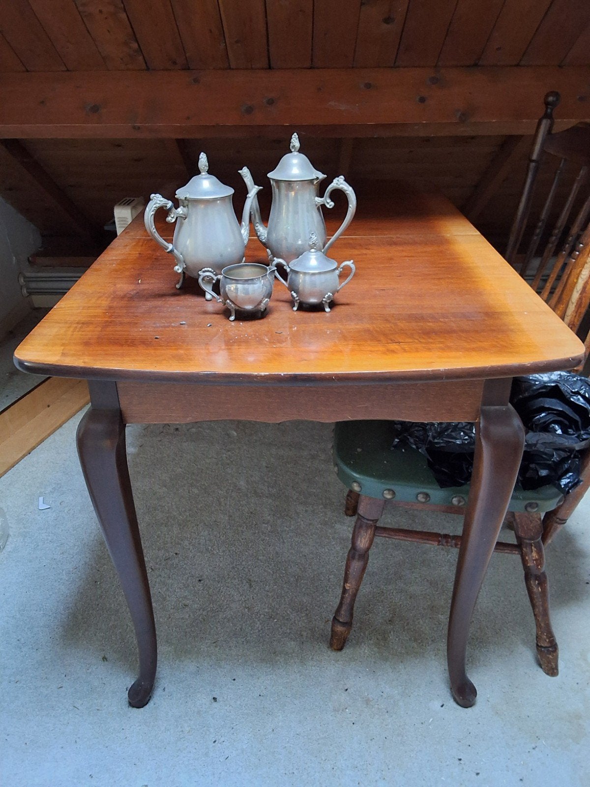 Antieke Uitschuiftafel - 125x80cm, Ophalen