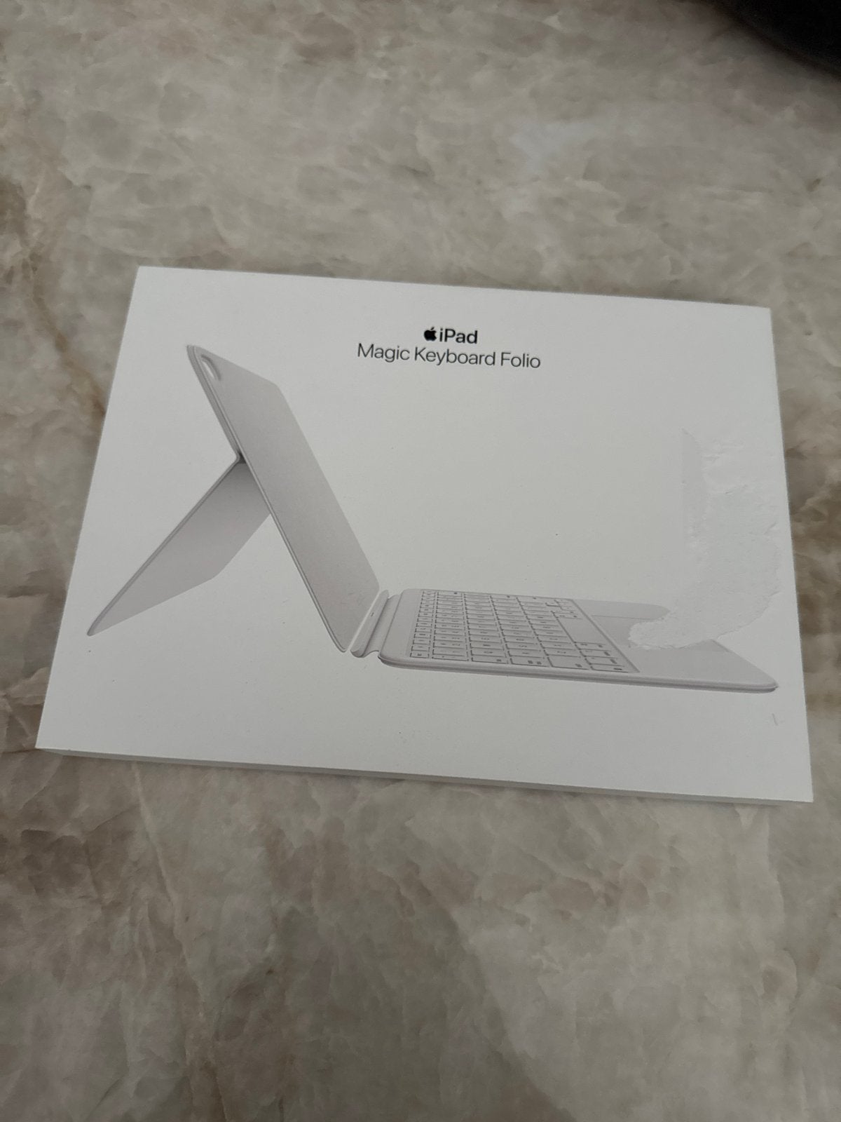 Nieuw: Apple Magic Keyboard Folio Wit NL QWERTY iPad 10e Gen, Computers en Software, Apple iPads, Ophalen of Verzenden, Nieuw