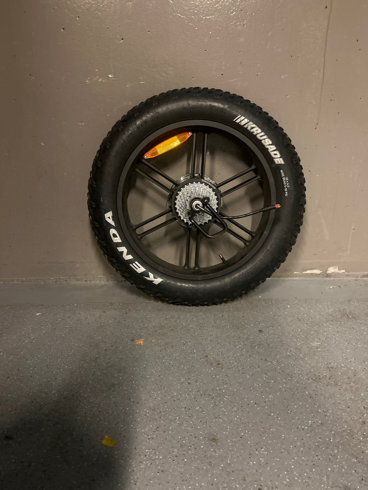 500W E-bike Motor Achterwiel met Rode Kabel, Fietsen en Brommers, Fietsonderdelen, Gebruikt, Overige materialen, Motor, Ophalen