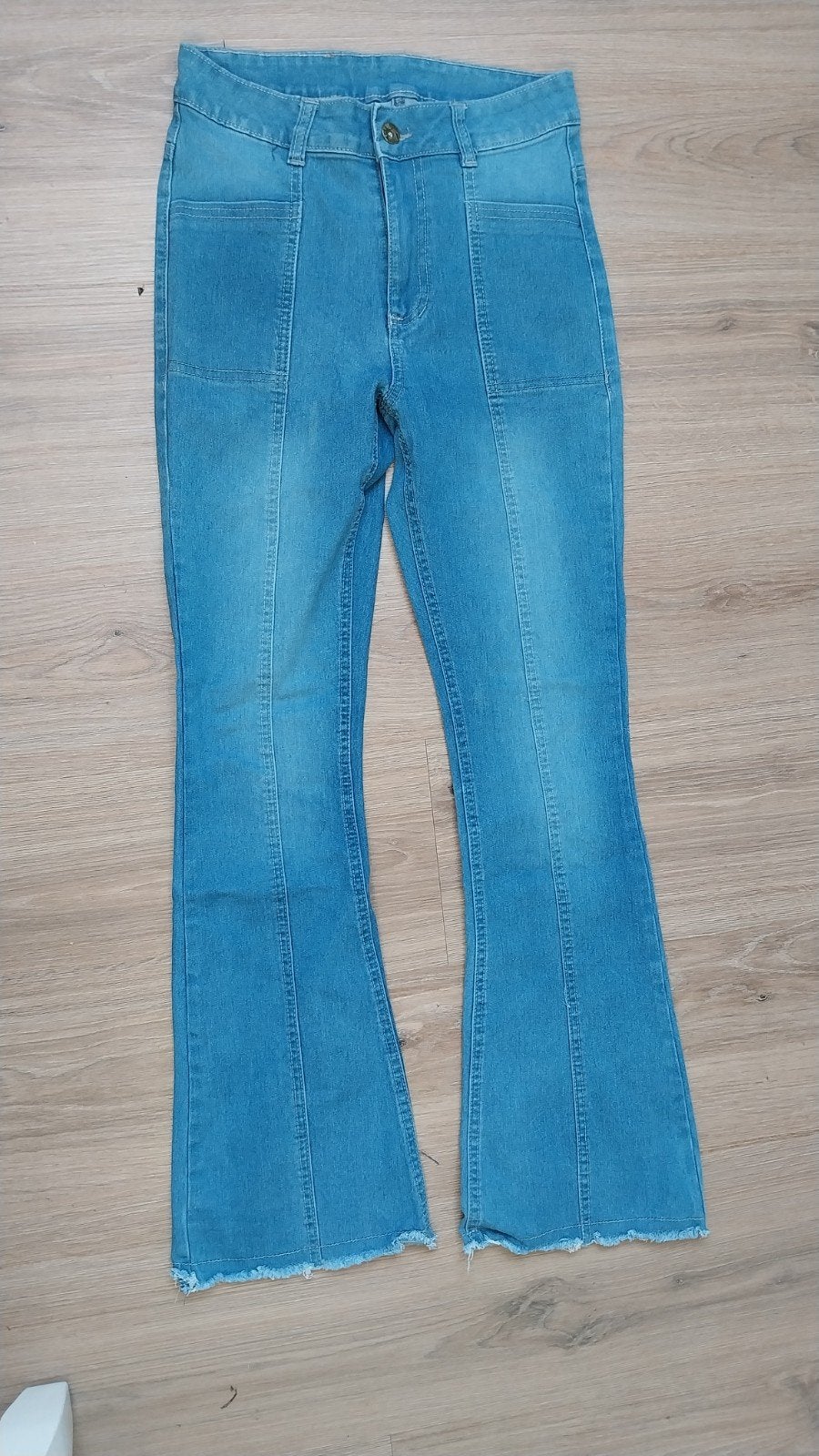 spijkerbroek, Ophalen of Verzenden, Zo goed als nieuw, Blauw, W27 (confectie 34) of kleiner
