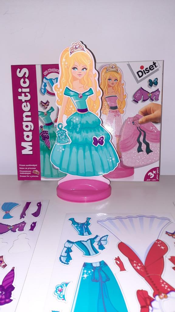 Diset Magnetisch Aankleedspel Prinses - Zo goed als nieuw, Ophalen of Verzenden
