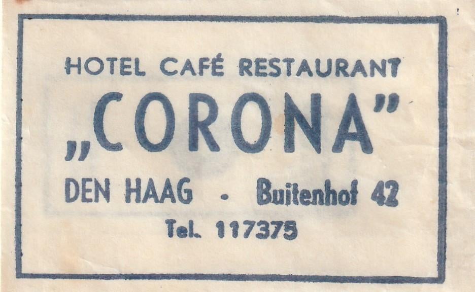 Suikerzakje #1080 : Corona Den Haag, Verzenden, Nederland
