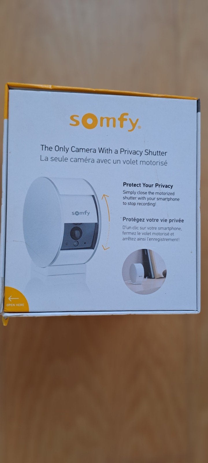Somfy Indoor Camera met Privacy Shutter, Ophalen of Verzenden, Zo goed als nieuw, Binnencamera