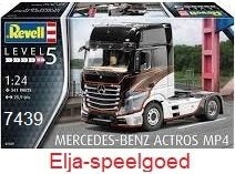 Modelbouw Revell 1:24 Mercedes - Benz ACTROS MP4 - 7439, Revell, Groter dan 1:32, Nieuw, Ophalen of Verzenden