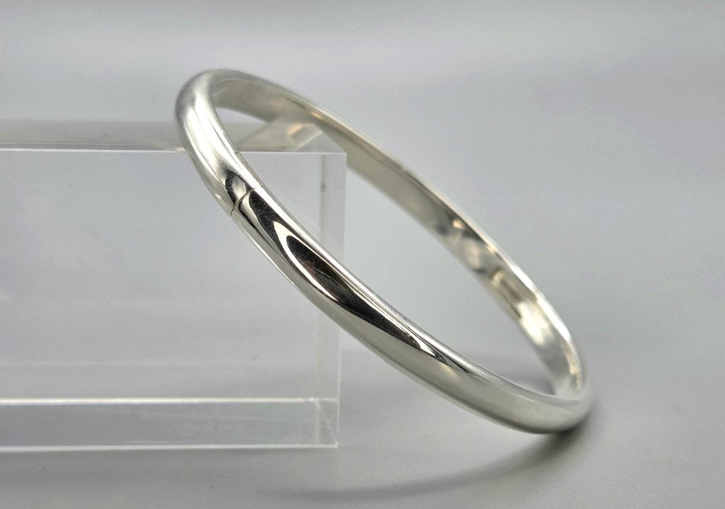 Zilveren classic Solide bangle / slavenarmband. 2026/500, ., Nieuw, Ophalen of Verzenden, .