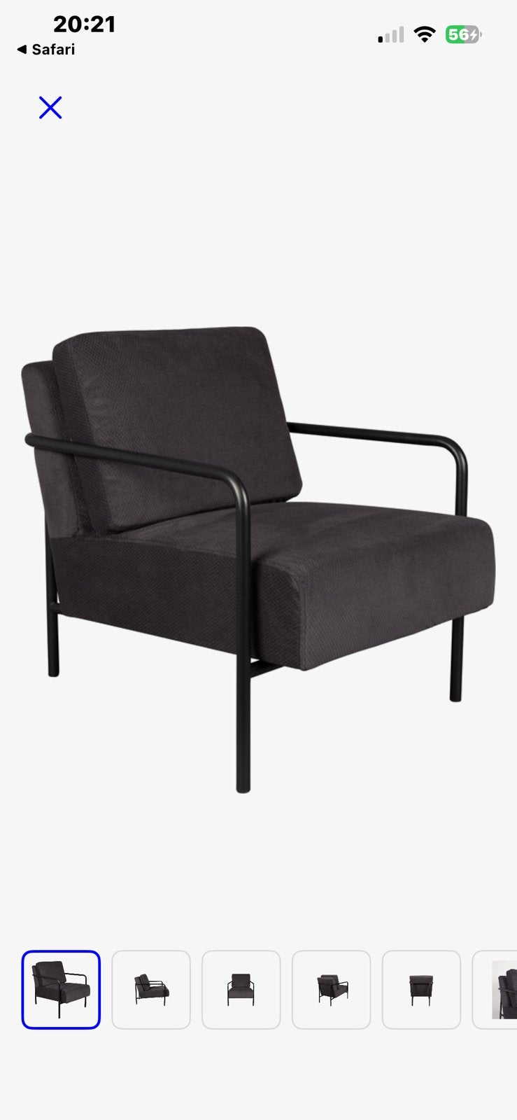 Zuiver design X-bang fauteuil NIEUW!, Huis en Inrichting, Fauteuils, Ophalen, Nieuw, 75 tot 100 cm, 50 tot 75 cm