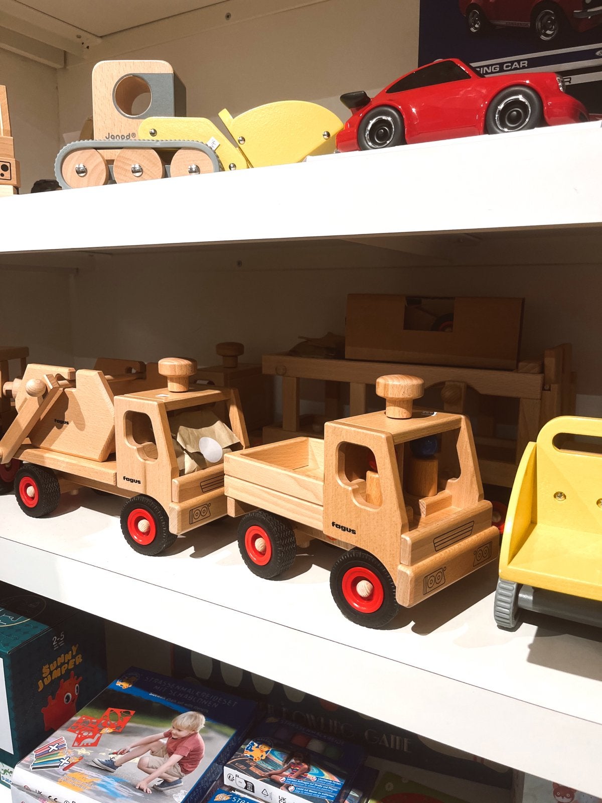 Fagus houten auto, nieuw, Ophalen of Verzenden, Nieuw, Rij- of Hobbelspeelgoed