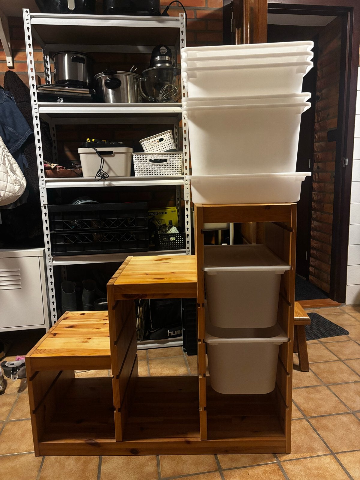 IKEA TROFAST Opbergcombinatie met bakken, Ophalen of Verzenden, Zo goed als nieuw, Kast