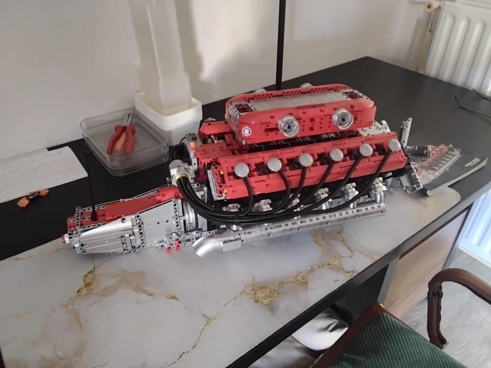 Mould King Ferrari motorblok 3472 stukjes, Ophalen of Verzenden