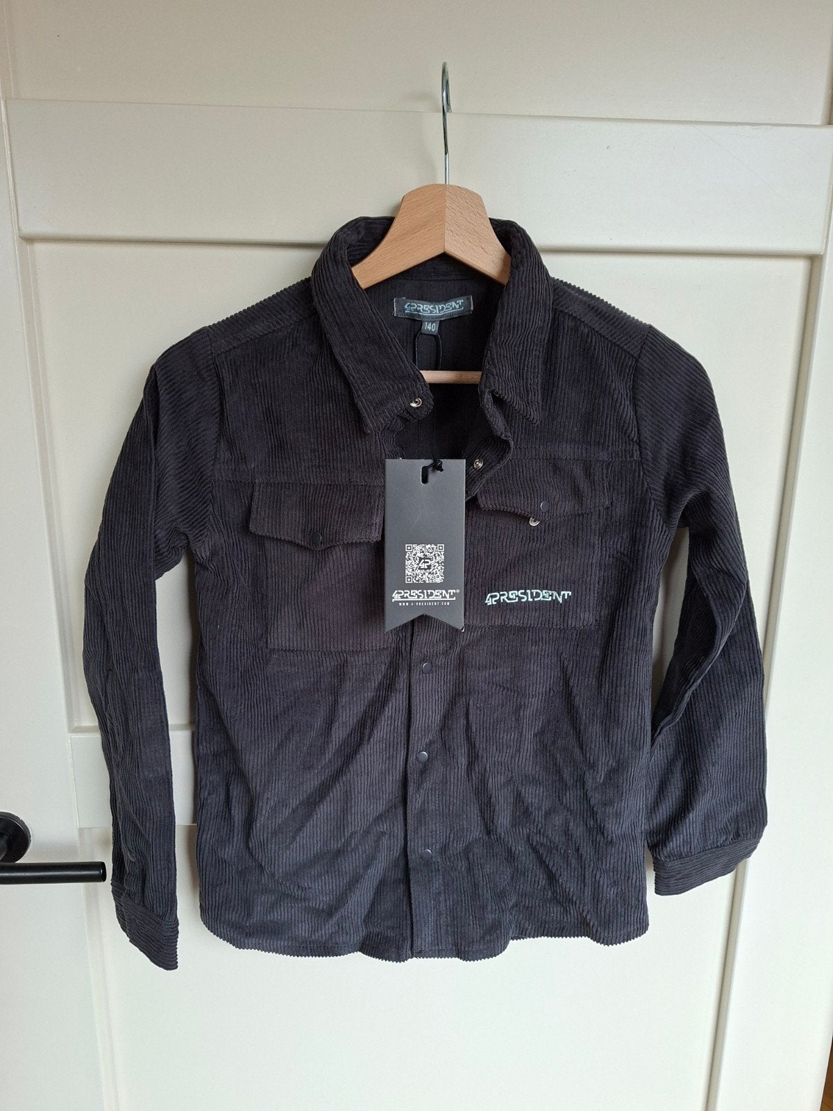 4President Corduroy Overhemd/Jasje - Maat 140 - Nieuw, Nieuw, Ophalen of Verzenden, Jongen, Overhemd of Blouse