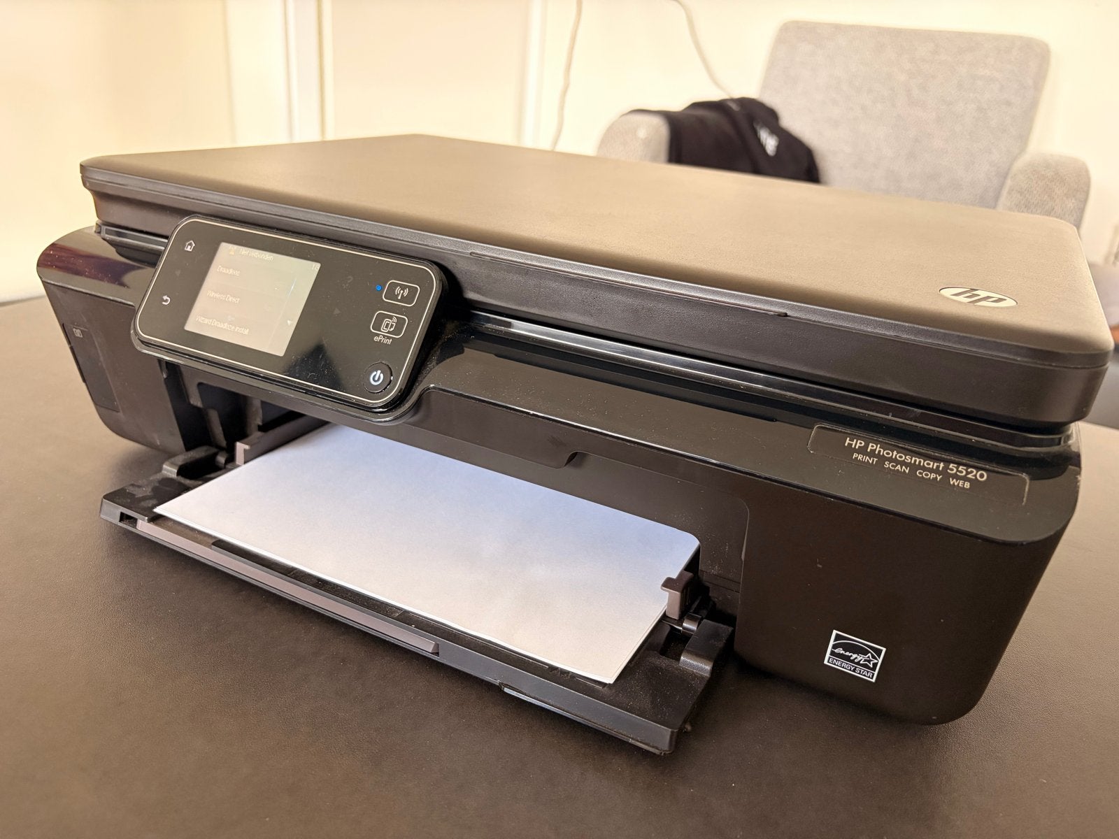 HP Photosmart 5520 All-in-One Printer met kabels, Gebruikt, Inkjetprinter, All-in-one, Kleur printen