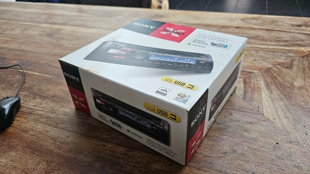 Sony CDX‑GT35U Autoradio (compleet, met accessoires), Auto diversen, Autoradio's, Zo goed als nieuw, Ophalen