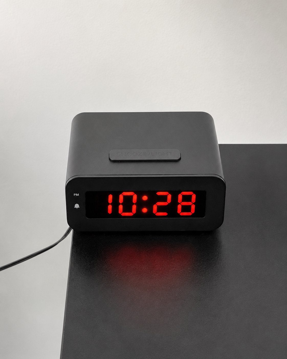 HEMA Digitale Wekker Zwart - Snooze & LED, Witgoed en Apparatuur, Ophalen, Zo goed als nieuw