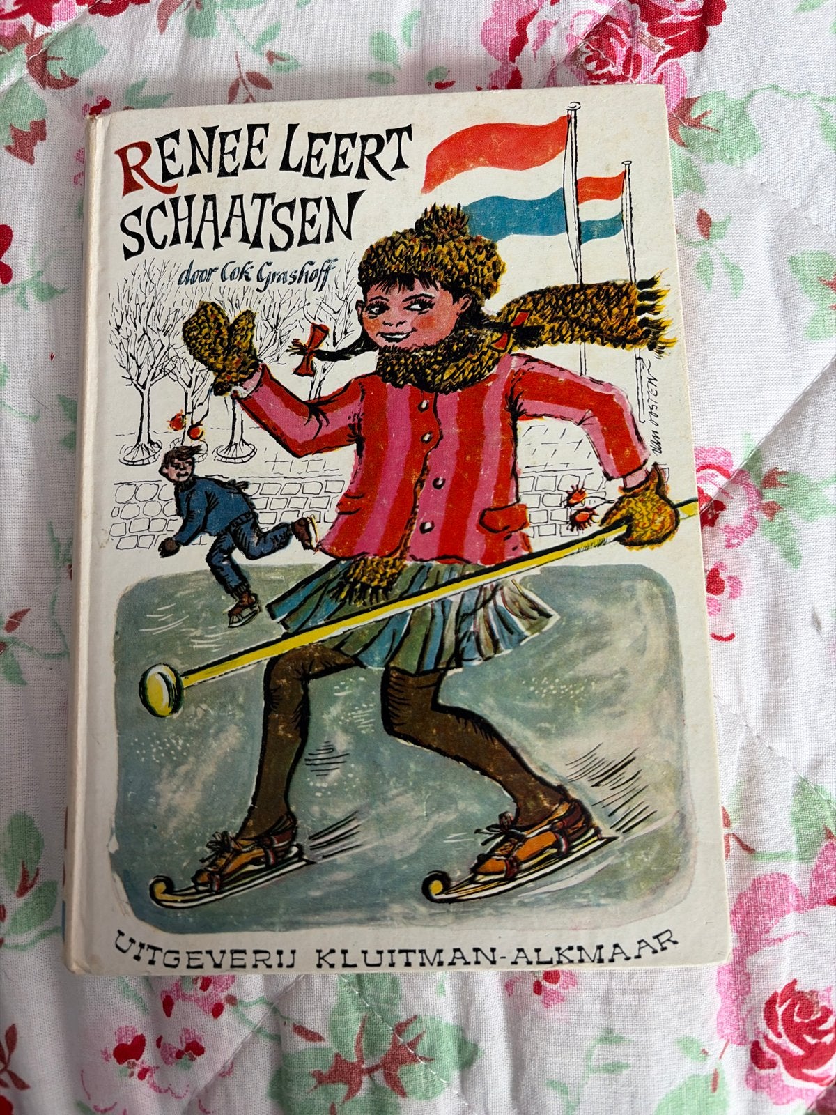 Renee Leert Schaatsen - Cok Grashoff (Vintage Kinderboek), Boeken, Ophalen of Verzenden, Gelezen, Fictie algemeen