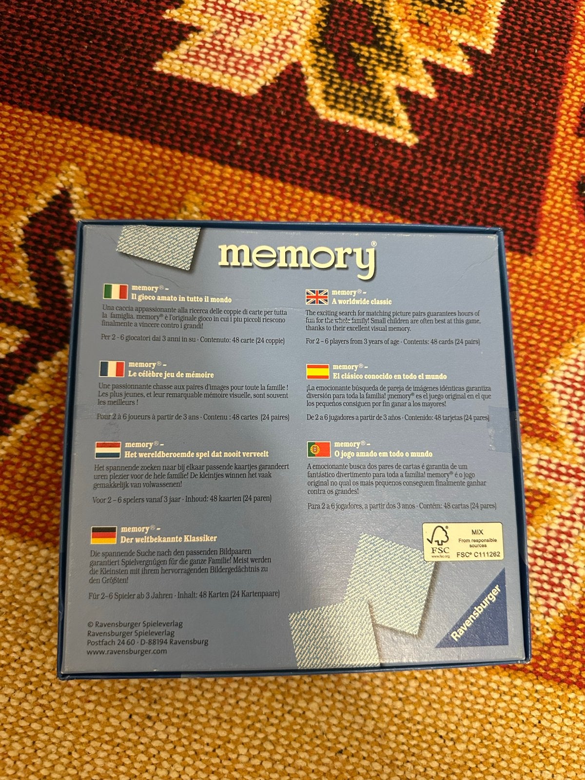 Nijntje Miffy Memory spel Ravensburger - Nieuwstaat, Ophalen of Verzenden, Zo goed als nieuw, 2 tot 4 jaar
