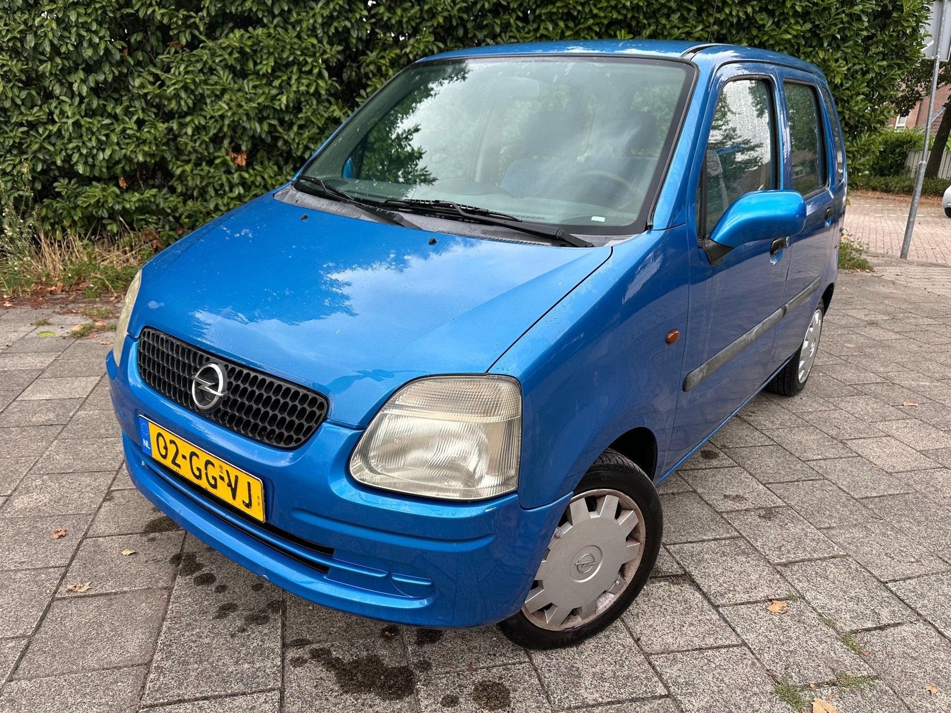 Opel Agila MET APK TOT 10-04-2027!, Voorwielaandrijving, 15 km/l, Blauw, Origineel Nederlands