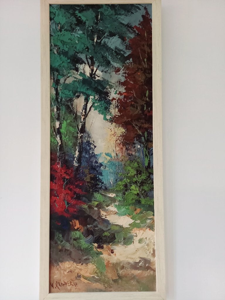 schilderij van Willem F. Reinders, Antiek en Kunst, Kunst | Schilderijen | Klassiek, Ophalen, Origineel werk, Landschap