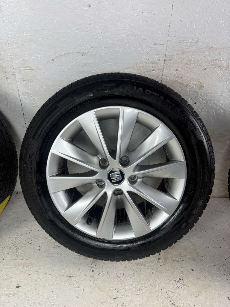 Originele Seat Leon Toledo velgen 16" 5x112 all-season altea, Niet ingevuld, Gebruikt, 16 inch, Banden en Velgen