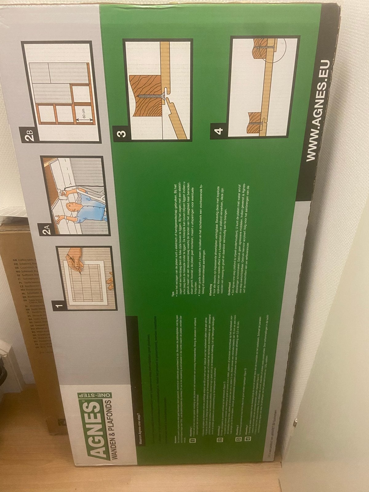 Agnes One-Step Wand- en Plafondpanelen - Kant-en-klaar, Ophalen of Verzenden, Nieuw, HPL, Minder dan 20 mm