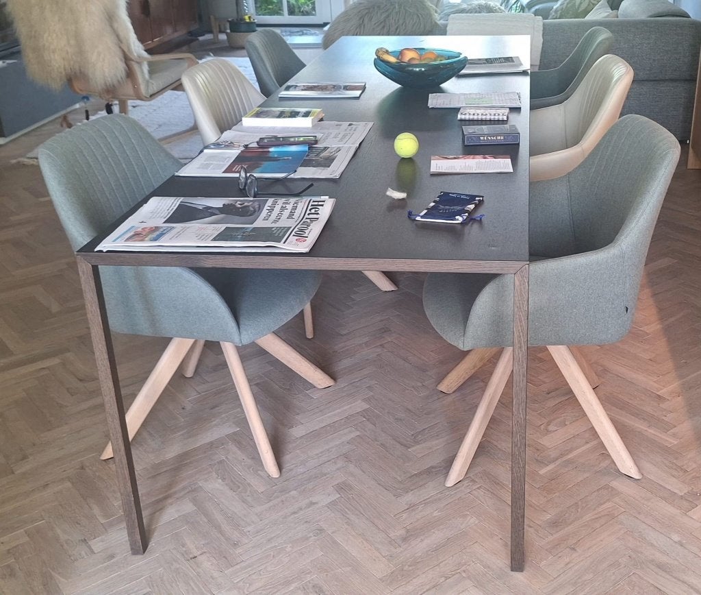 Arco Slim design eettafel, Ophalen, Gebruikt, Design, Eikenhout