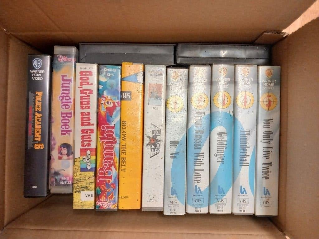 Verzameling VHS videobanden, Alle leeftijden, Ophalen, Gebruikt, Actie en Avontuur