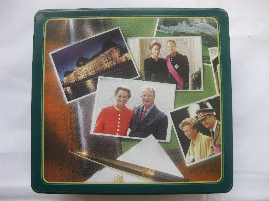 Blik Koning Boudwijn En Koningin Fabiola Vintage, Ophalen of Verzenden, Zo goed als nieuw, Overige