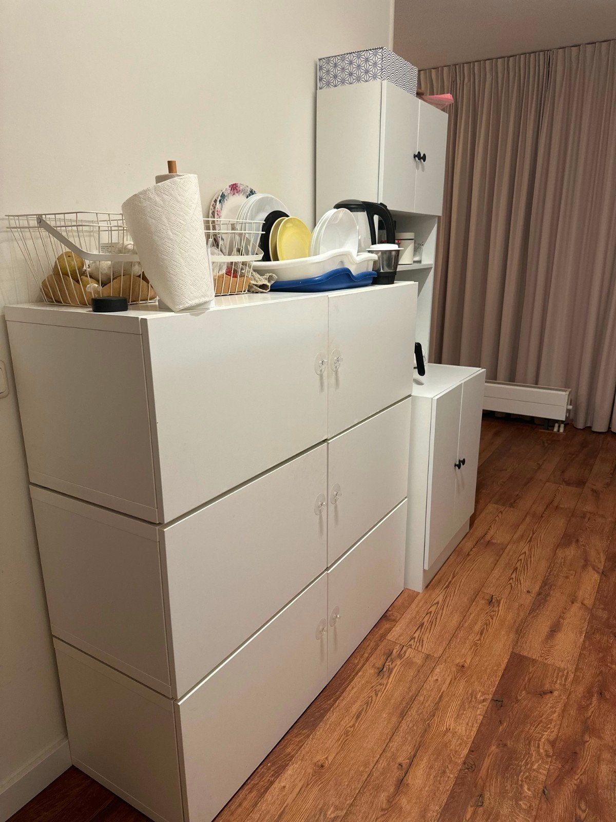 Ikea Hemnes ladekast/opbergkast wit, Huis en Inrichting, Ophalen, Gebruikt, Scandinavisch, Klassiek, 50 tot 100 cm