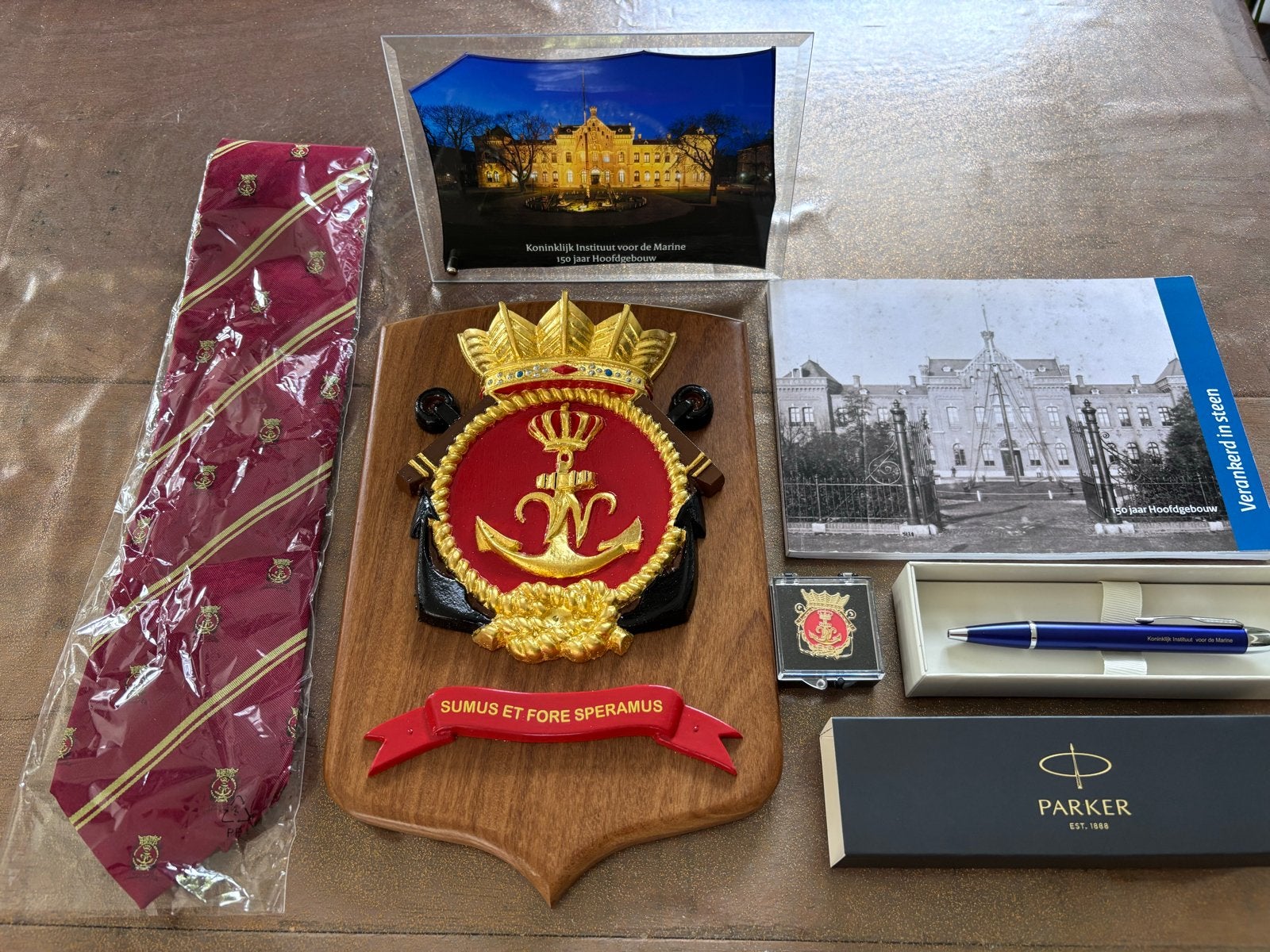 Koninklijk Instituut voor de Marine Collectie. Wapenschild, Verzamelen, Ophalen of Verzenden, Marine, Nederland, Overige typen
