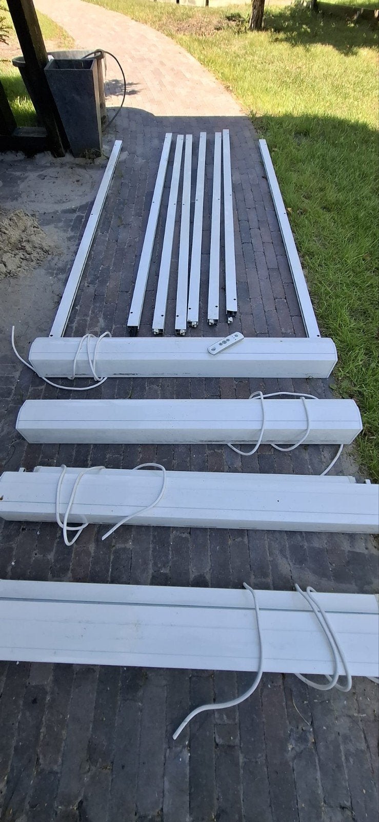 somfy screens, Doe-het-zelf en Verbouw, Rolluiken, Ophalen, Wit, Minder dan 100 cm, 150 tot 200 cm