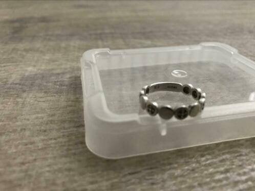 Zilveren Zinzi aanschuif ring met zirconia maat 54, Sieraden, Tassen en Uiterlijk, Gebruikt, Ophalen of Verzenden, 17 tot 18, Dame