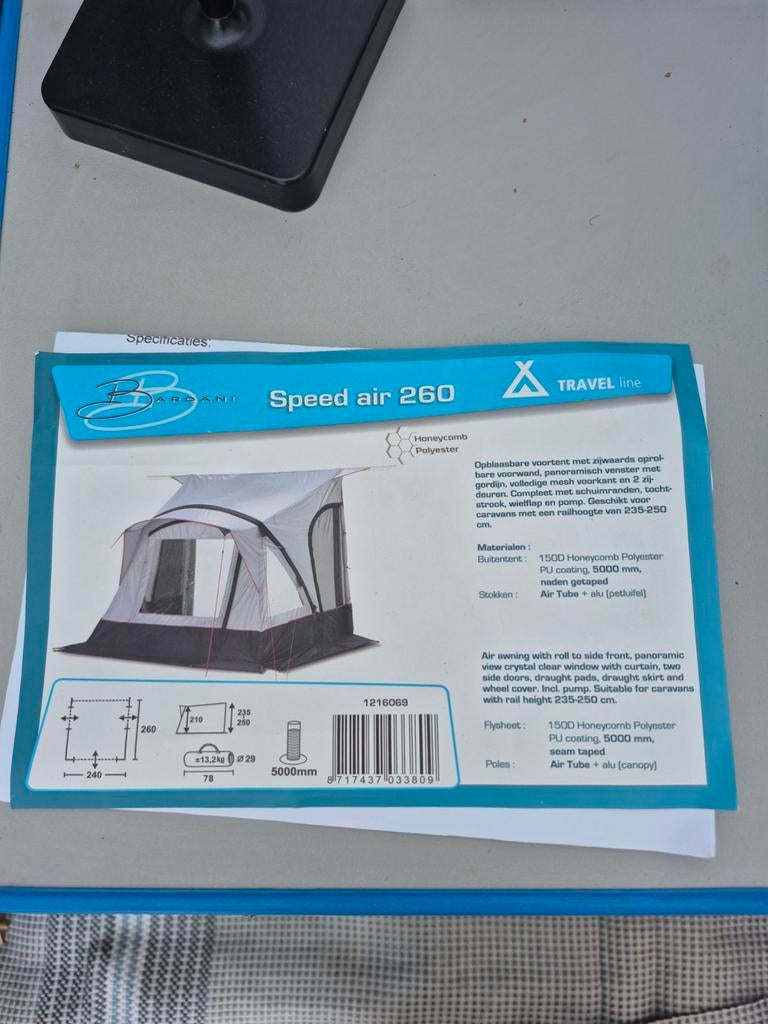 Zgan voortent 260, Ophalen of Verzenden, Zo goed als nieuw, Tot en met 4
