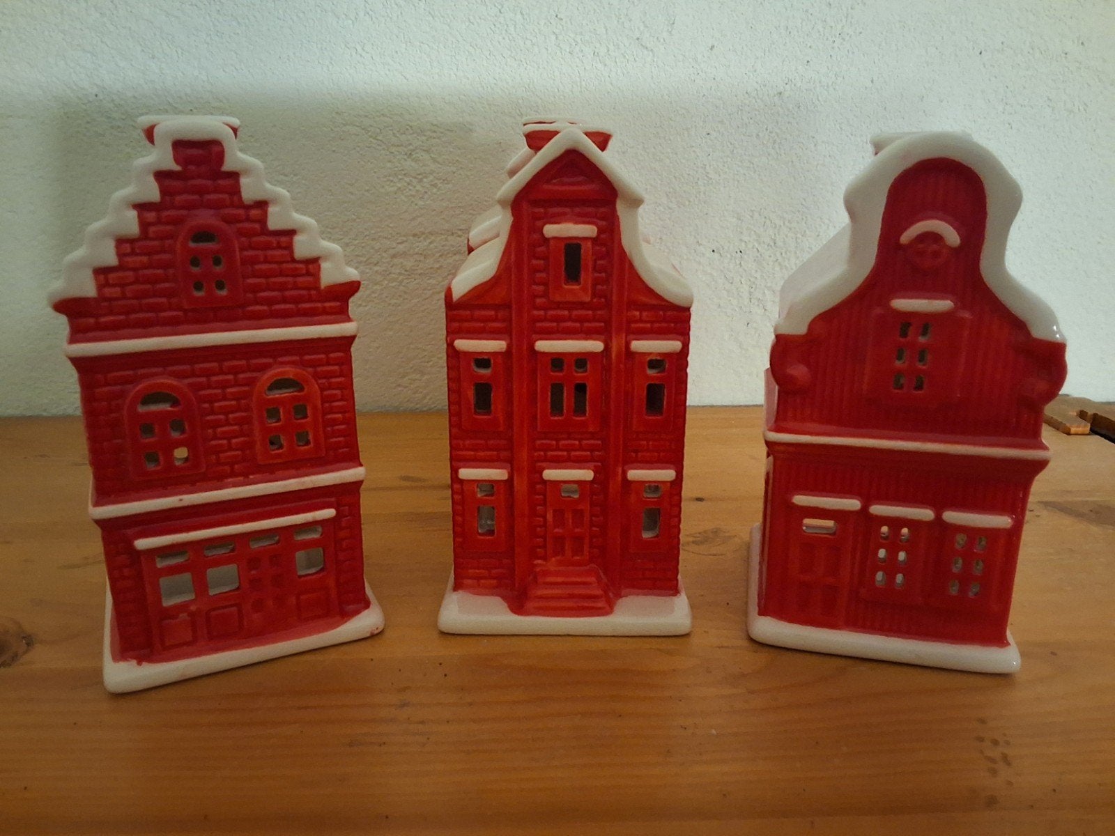Kersthuisjes postcodeloterij nr 2, 3 en 4, kerst, Ophalen of Verzenden