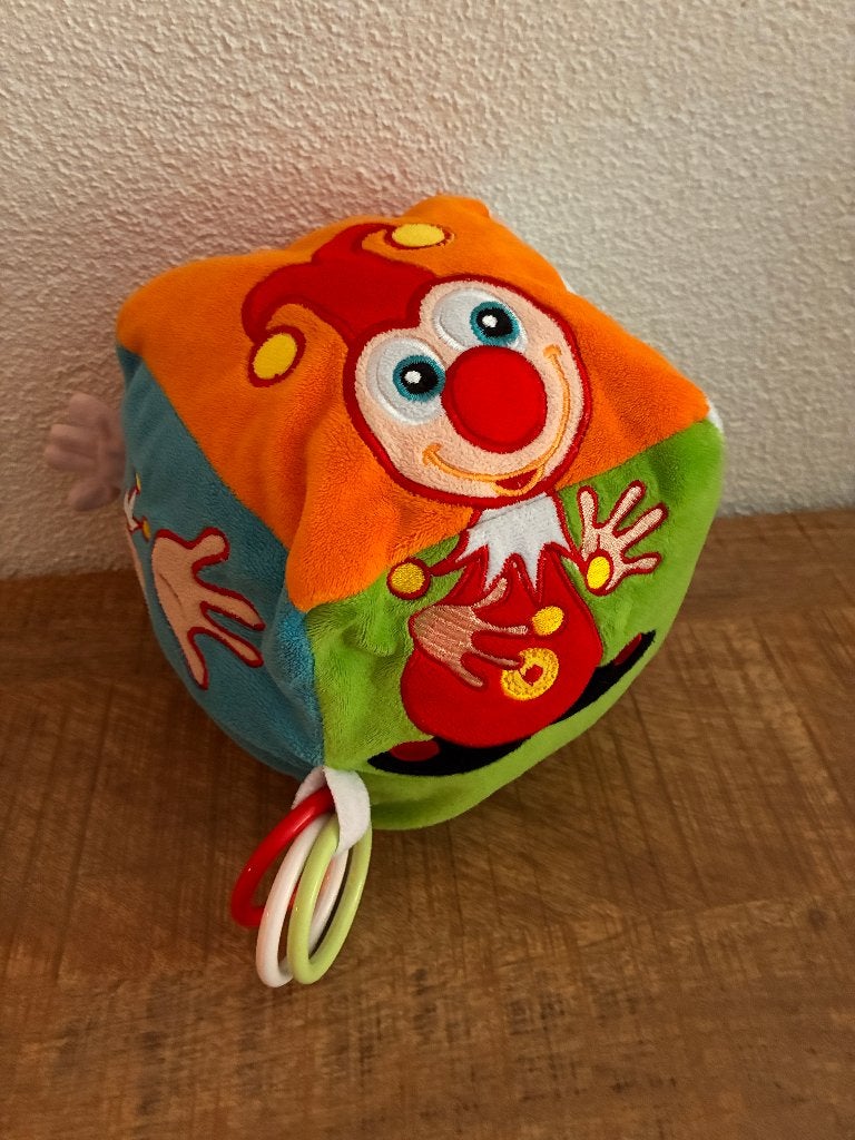 Efteling knuffelkubus activiteitenkubus Jokie en Jet. ZGAN., Ophalen of Verzenden, Zo goed als nieuw, Overige typen