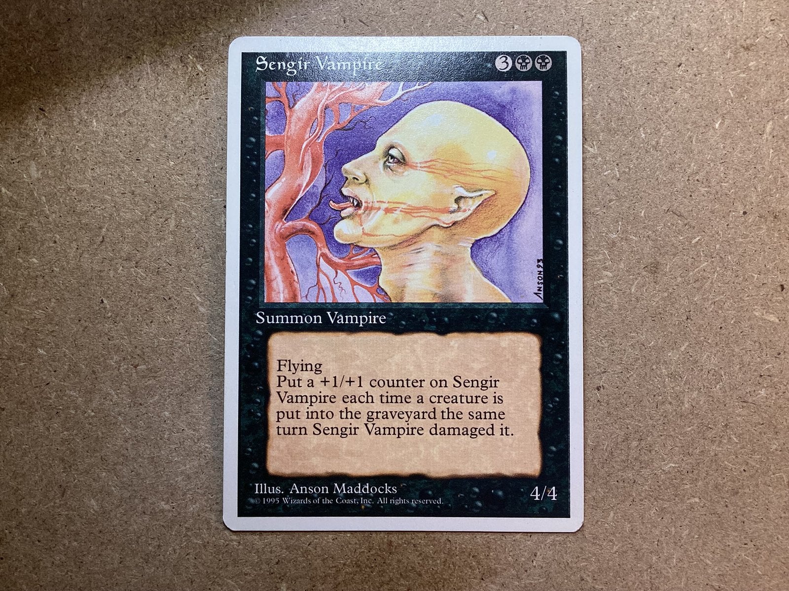 1x Sengir Vampire (Good), Ophalen of Verzenden, Gebruikt, Losse kaart