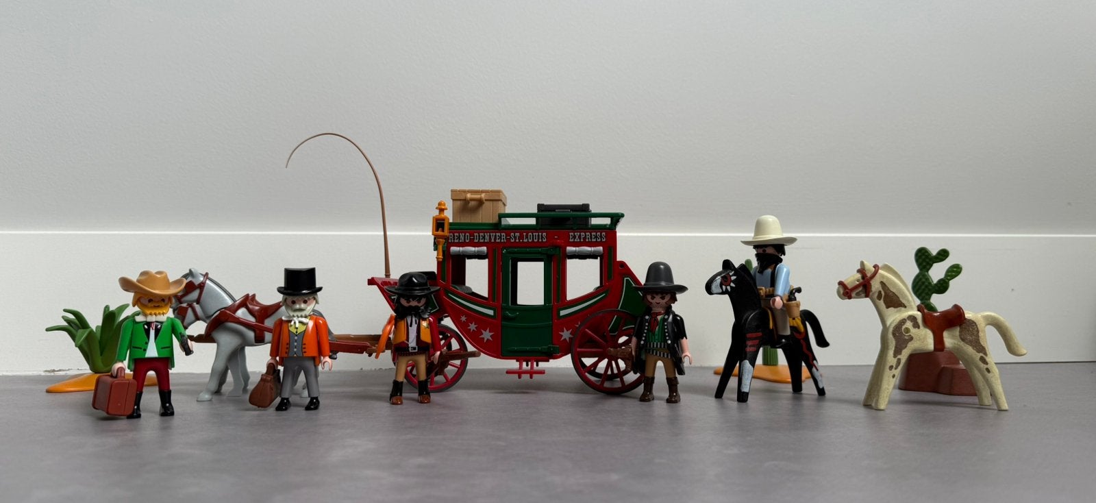 Grote Playmobil Western set: Fort, Koets, Indianen & Cowboys, Kinderen en Baby's, Speelgoed | Playmobil, Ophalen, Gebruikt