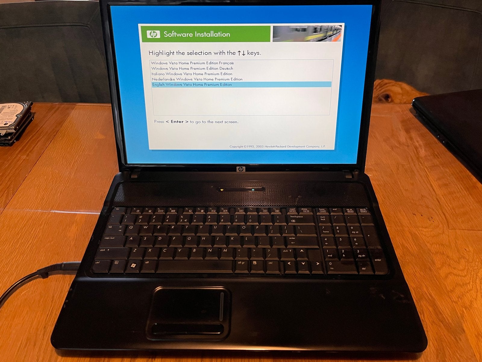 HP Compaq 6830s Laptop - Windows Vista Home Premium, Ophalen, Gebruikt, Qwerty, Gaming