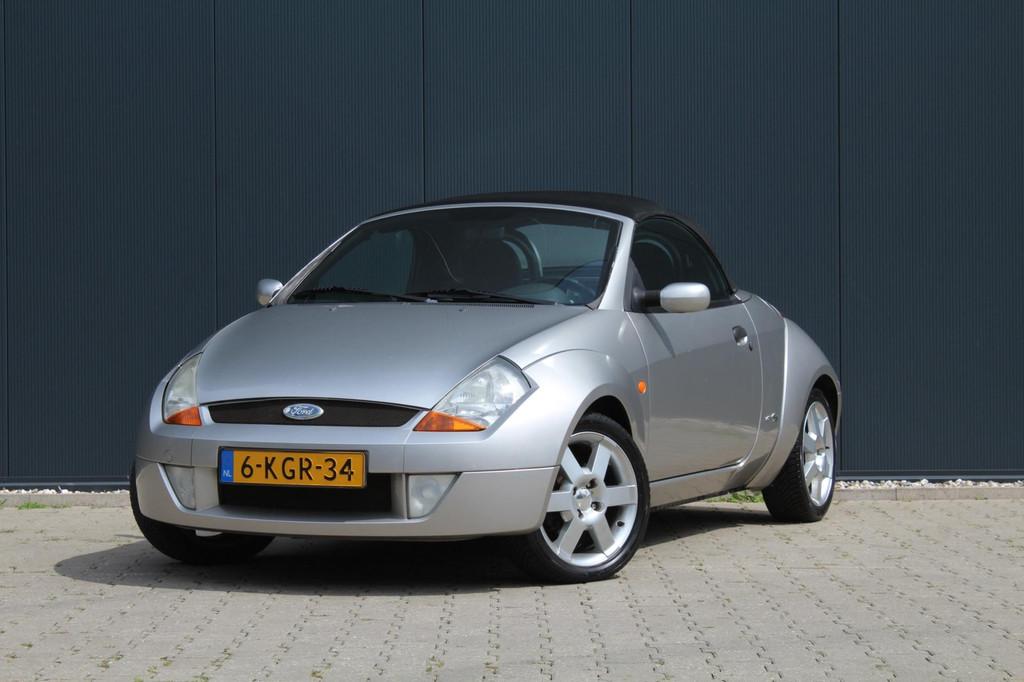 Ford Streetka 1.6 | Airco | Leder | Elektrische ramen | APK, Elektrische ramen, Leder, Bedrijf, Handgeschakeld