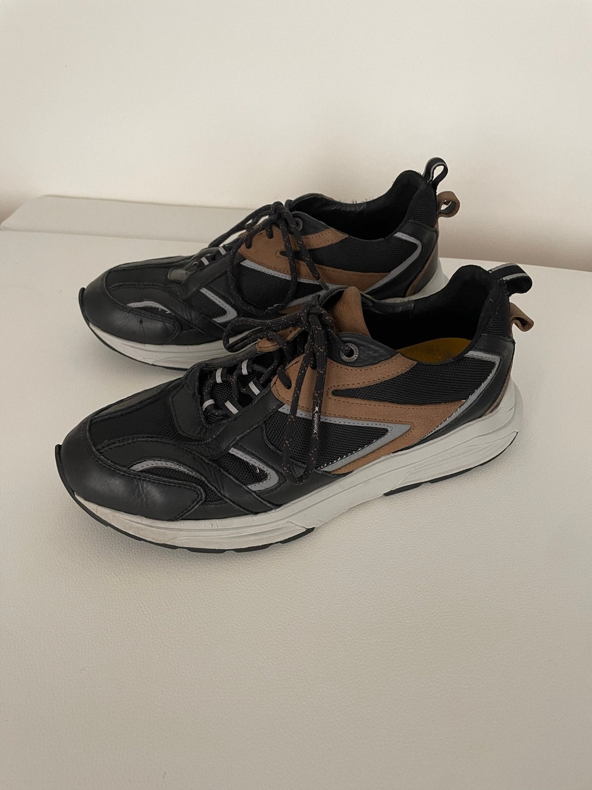 Xsensible Stretchwalker sneakers maat 44 wijdte H, Ophalen of Verzenden, Gedragen, Zwart, Sneakers of Gympen