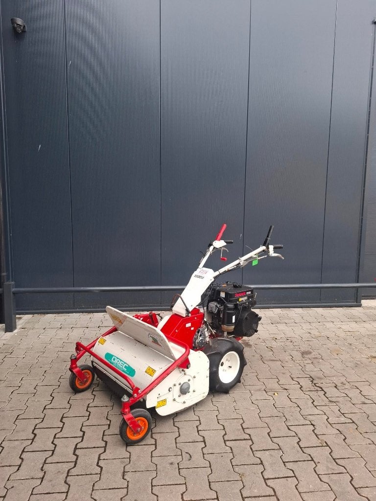 Gebruikte Orec klepelmaaier HR662 zelfrijdend, Tuin en Terras, Grasmaaiers, Ophalen, Gebruikt, Benzine-grasmaaier, 50 cm of meer