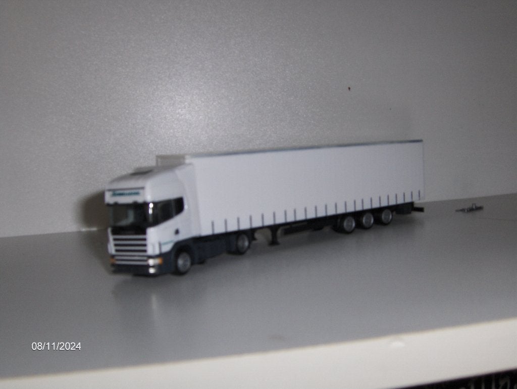 Herpa-Scania, Ophalen of Verzenden, Zo goed als nieuw, Bus of Vrachtwagen, Herpa