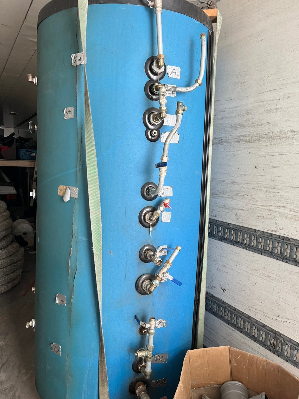 Te koop buffervat 1000 l, Ophalen, Gas, Gaskachel