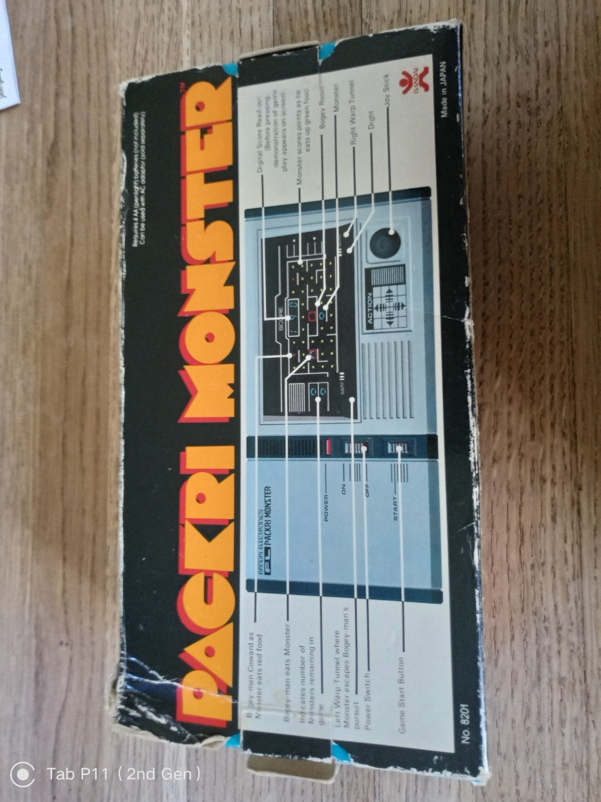Bandai Electronics Packri Monster (Pac-Man) Handheld, Spelcomputers en Games, Spelcomputers | Overige, Ophalen of Verzenden, Overige merken