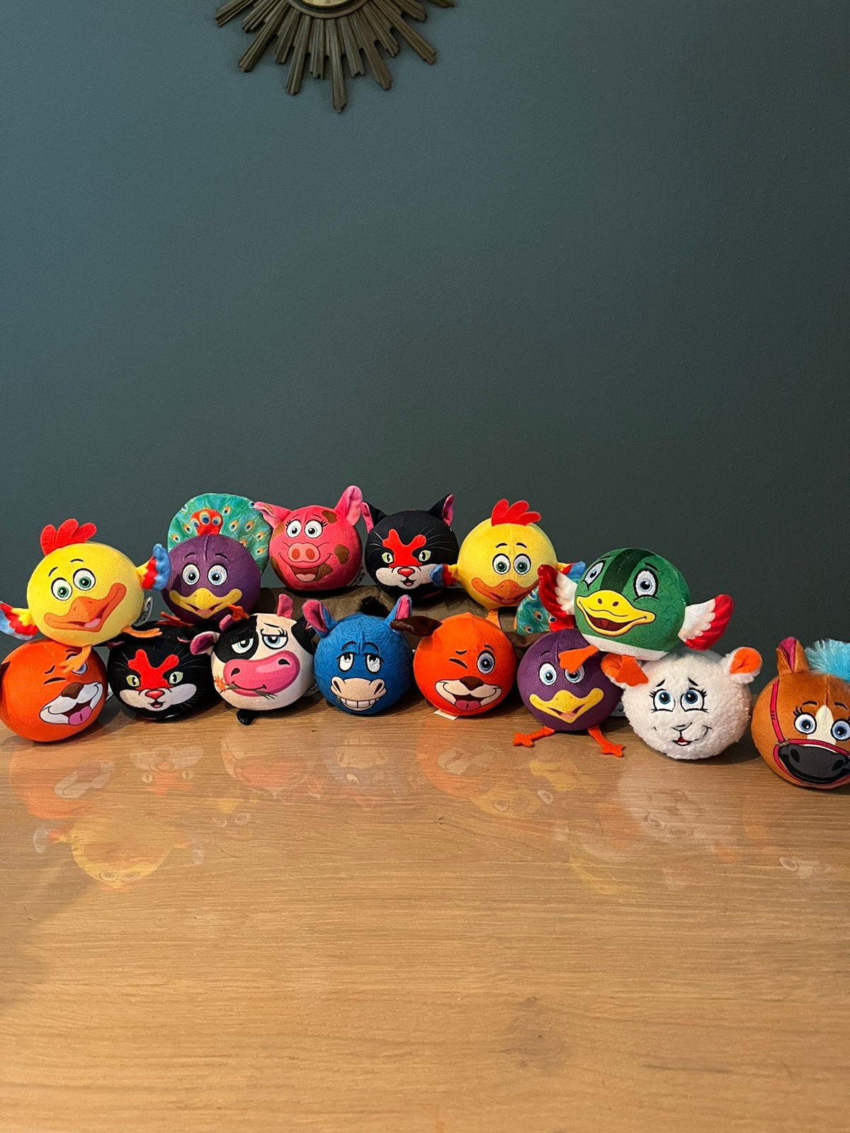Leuke set boerderij mini’s knuffels, Ophalen of Verzenden, Zo goed als nieuw, Overige typen