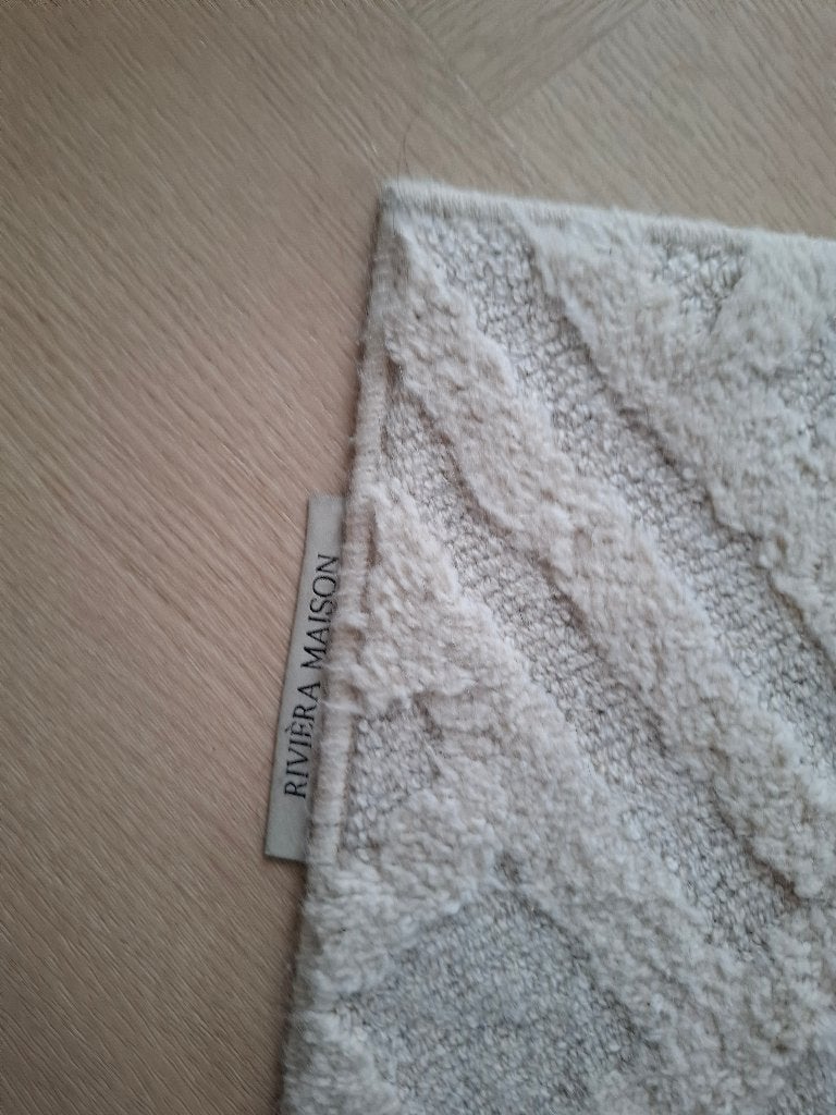 Riviera Maison vloerkleed 340x240 met lichte theevlekjes, Huis en Inrichting, Ophalen, Gebruikt, Rechthoekig, Textiel