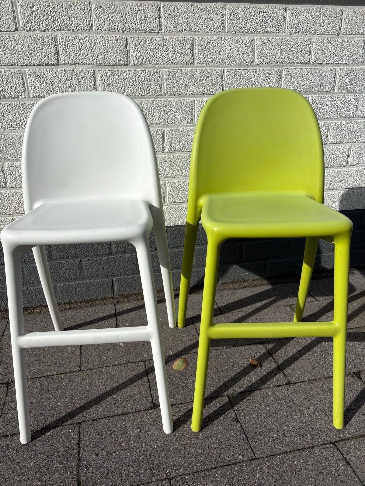 IKEA URBAN hoge kinderstoel/ barstoel - 10e p stuk, Ophalen, Kunststof, Gebruikt, Twee