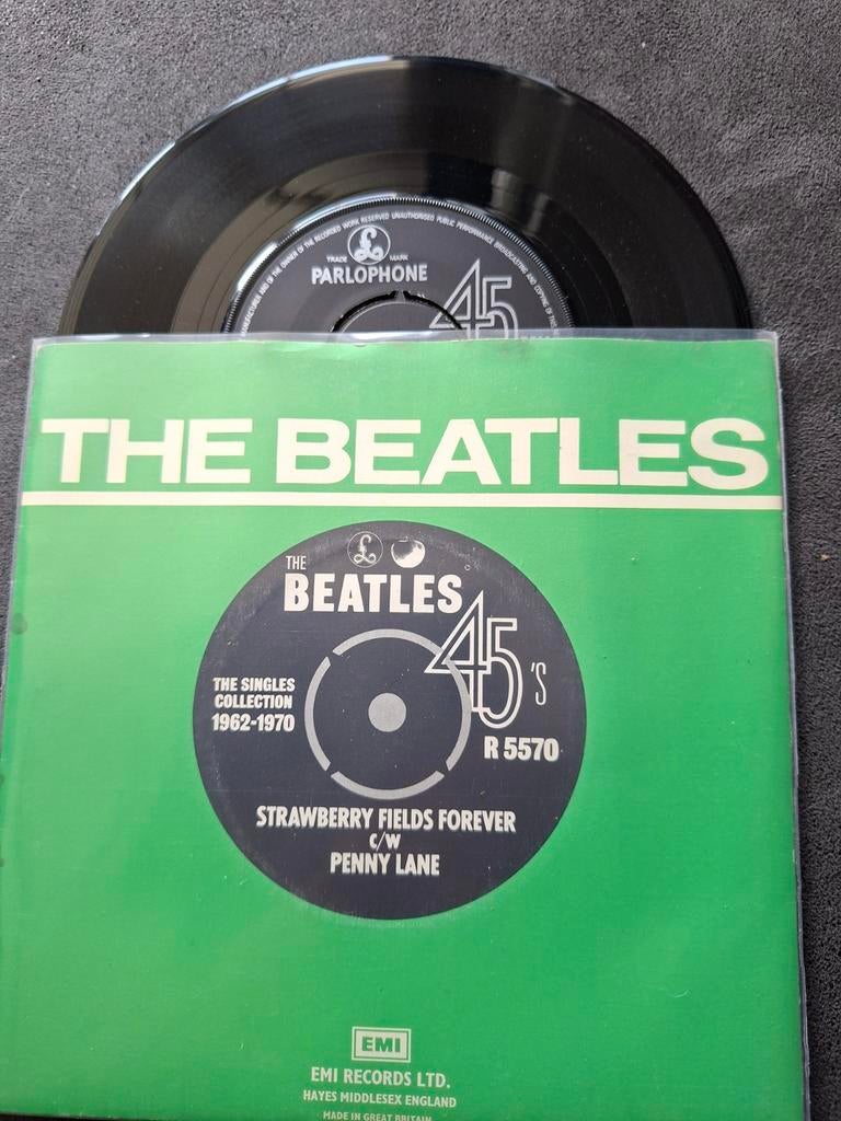 THE BEATLES - STRAWBERRY FIELDS FOREVER/PENNY LANE, Cd's en Dvd's, Vinyl Singles, Ophalen of Verzenden, Gebruikt, Pop
