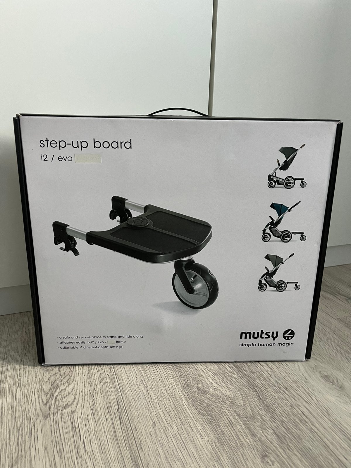 Mutsy step-up board - meerijdplankje zwart, Kinderen en Baby's, Ophalen of Verzenden, Zo goed als nieuw
